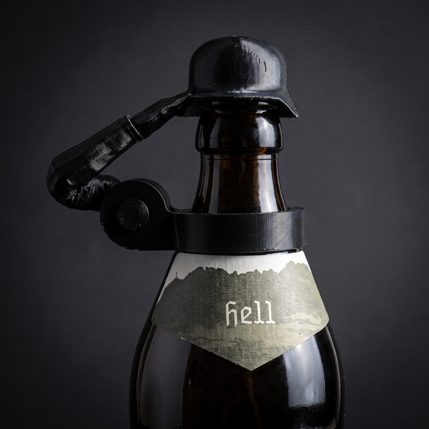 Soldier Salute Beer Bottle Cover