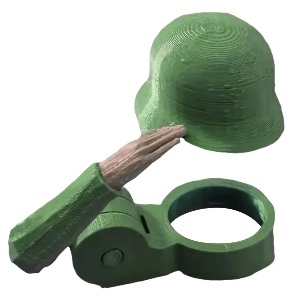 Soldier Salute Beer Bottle Cover