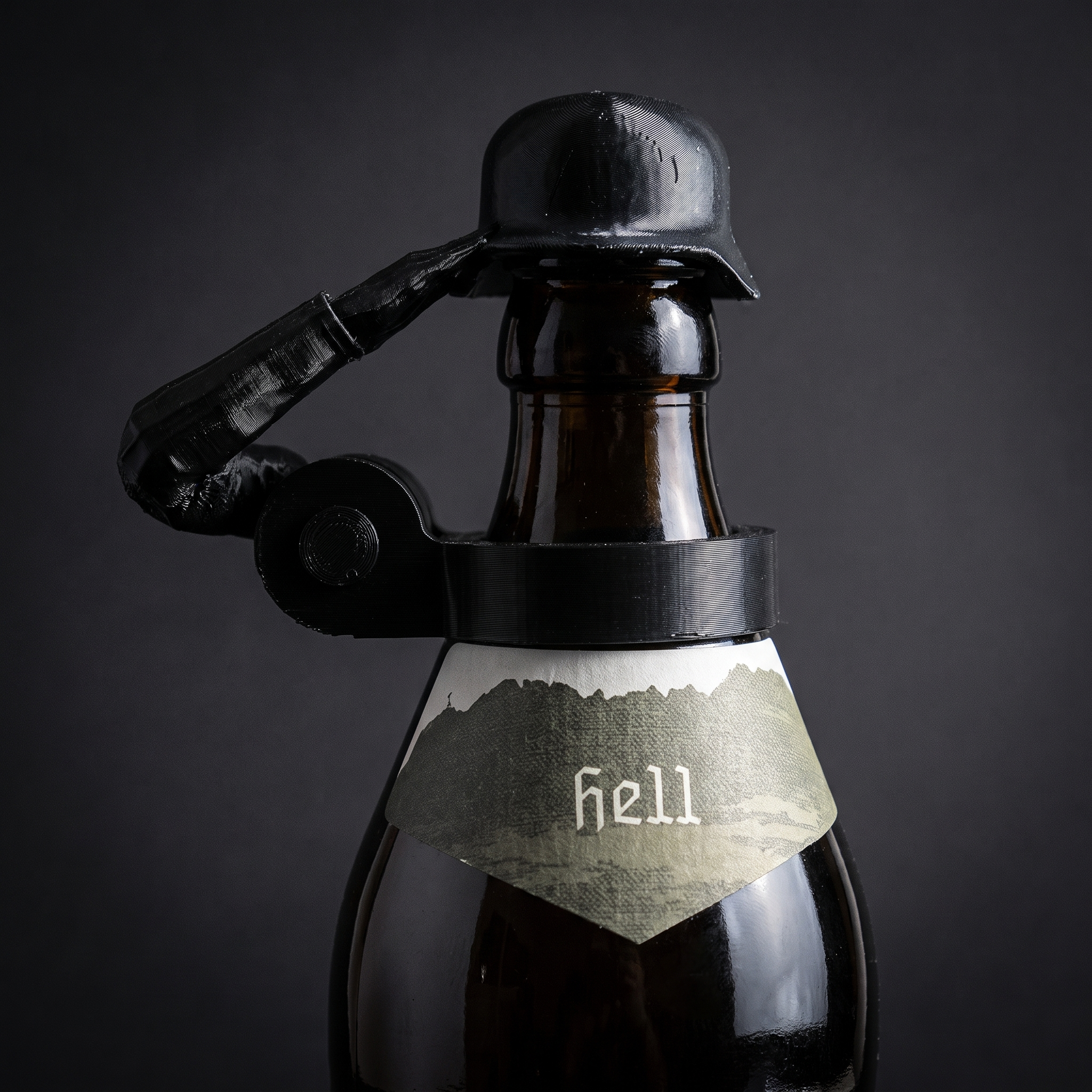 Soldier Salute Beer Bottle Cover
